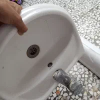 سنگ روشویی با شیر اهرمی سالم