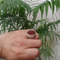 انگشتردستساز نقره عقیق یمن اصل(توضیحات)|جواهرات|ساری, |دیوار