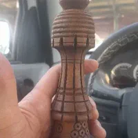 تنه قلیون چوبی نو خام بدون طعم دو عدد