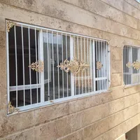 نرده پشت پنجره ترکیبی از چدن وکنگره|مصالح و تجهیزات ساختمان|کرمانشاه, |دیوار