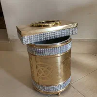 سطل زباله و جای دستمال کاغذی