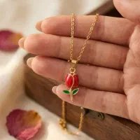 گردنبند گل فانتزی