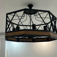 لوستر چوبی استفاده نشده نو