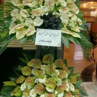 تاج گل درباری ۲طبقه برای مراسم ختم تبریک نمایشگاه|گل و گیاه طبیعی|تهران, آهنگ|دیوار