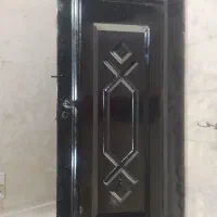 درب حیاط تک لنگه ودرب کرکره ای برقی سفید