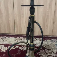 قلیان فلزی اسپرت استارباز مشکی طلایی