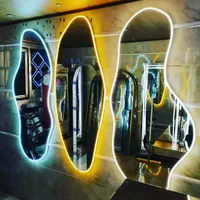 آینه دفرمه نئونی