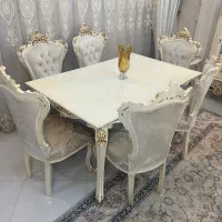 مبل استیل نه نفره ناهار خوری ۶ نفره، دکوری|مبلمان خانگی و میز عسلی|تهران, کوثر|دیوار