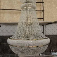 لوستر طبقاتی تالار،هتل،لابی،رستوران،مساجد|لوستر و چراغ آویز|قم, زنبیل آباد|دیوار