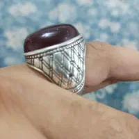 انگشتر عقیق نقره