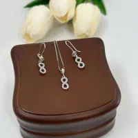 /ست سوپرمیکرو%نقره اصل+لاکچری/کادوی روز مادر