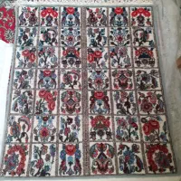 فرش دستباف طرح خشتی سنتی