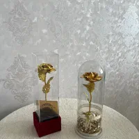 دو عدد گل ورق طلا