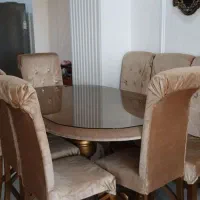 مبلمان به همراه میزناهارخوری ومیزجلومبلی ومیزعسلی