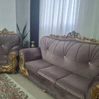 مبل وعسلی هشت نفره در حدنو|مبلمان خانگی و میز عسلی|کرمانشاه, |دیوار