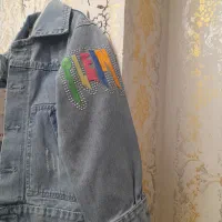 جنس جین زغالی وآبی باقی مونده|کفش و لباس بچه|ملایر, |دیوار