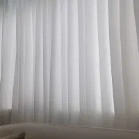 پرده حریردوخته شده سه متر عرض  ۷۰۰