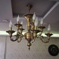 لوستر ۵ شاخه  برنز