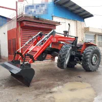 کار با بیل تراکتور درست کردن جای برنج...