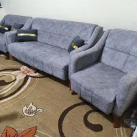 یه دست مبل 7 نفره تمیز تمیز