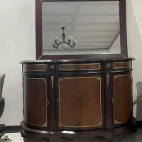 ایینه وکنسول جنس چوب