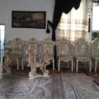 میز غذاخوری سلطنتی ۶ نفره به فروش می‌رسد|میز و صندلی غذاخوری|سنقر, |دیوار