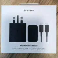 شارژر 45w اورجینال سامسونگ با کابل