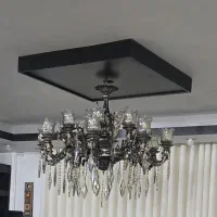 لوستر ۲ عدد|لوستر و چراغ آویز|دزفول, |دیوار