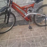 دوچرخه ۲۶دنده ای فنردار استیل در حد نو