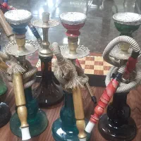 ۷عددقلیان برنجی|صنایع دستی و سایر لوازم تزئینی|قرچک, زیبا شهر|دیوار