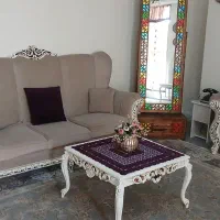 مبل ۷نفره همراه میز جلومبلی وعسلی ومیز نهار خوری|مبلمان خانگی و میز عسلی|ساوه, |دیوار