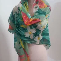 روسری نخی رنگی نو