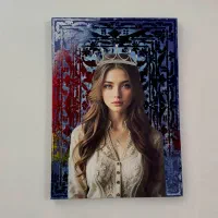 تابلو طرح فرش برجسته میکس مدیا