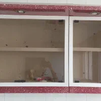 ۵ تیکه کابینت فلزی همراه با هود آشپزخانه سالم|آب‌چکان و نظم‌دهنده ظروف|کرمانشاه, |دیوار