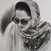 طراحی چهره|تابلو، نقاشی، عکس|قزوین, |دیوار