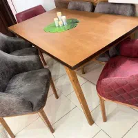 میزنهارخوری ۶ نفره|میز و صندلی غذاخوری|رشت, کوی مهر|دیوار