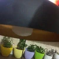 اویز رنگ مشکی  با لامپ  درحد نو ۲ عدد