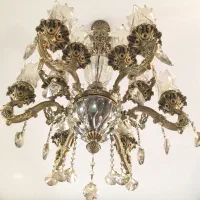 لوستر تمام برنجی|لوستر و چراغ آویز|تهران, اوقاف|دیوار