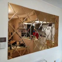 آینه دکوراتیو مدرن|آینه|چهاردانگه (تهران), |دیوار