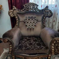 مبلمان ۷ نفره سلطنتی بسیار نو|مبلمان خانگی و میز عسلی|قائمشهر, |دیوار