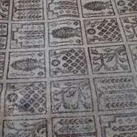 قالی دستباف قدیمی پشمی و ابریشم