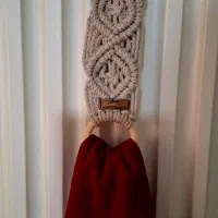 آویز حوله مکرومه|آب‌چکان و نظم‌دهنده ظروف|کرج, کوی مدرس|دیوار