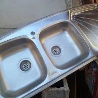 سینک ظرفشویی ۲لگنه درحدنو