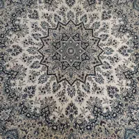 فرش ماشینی گرد