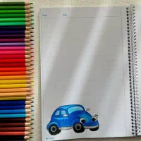 طراحی و تزئین دفتر مشق، املا