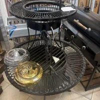 کباب پز گازی مشکی کوره ای با درب و گریل پایه کامل|اجاق گاز و لوازم برقی پخت‌وپز|مشهد, گوهرشاد|دیوار