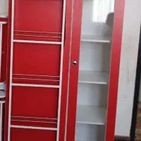 کمدو ویترین(کتابخانه)|کتابخانه، شلف، قفسه‌های دیواری|مشکین‌دشت, |دیوار
