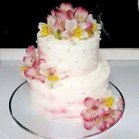 کیک تولد خامه ای و فوندانت فینگر فود دسر ژله|خدمات پذیرایی، مراسم|مشهد, دوست آباد|دیوار