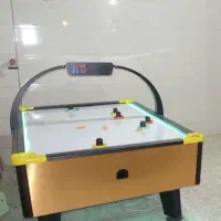 میز ایرهاکی مدل A3 هایگلاس طلایی ۹ فوت