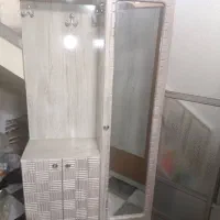 کمد جاکفشی و چوبلباسی MDF وکیوم عرض90